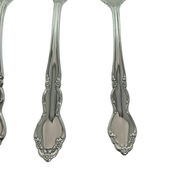 Oneida DOVER Stainless Flatware Set 5 pc Salad Dinner Fork Teaspoon Soup Spoon D - Picture 5 of 13